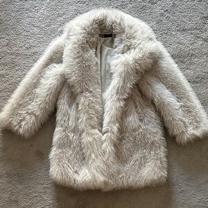Zara Faux Fur Coat